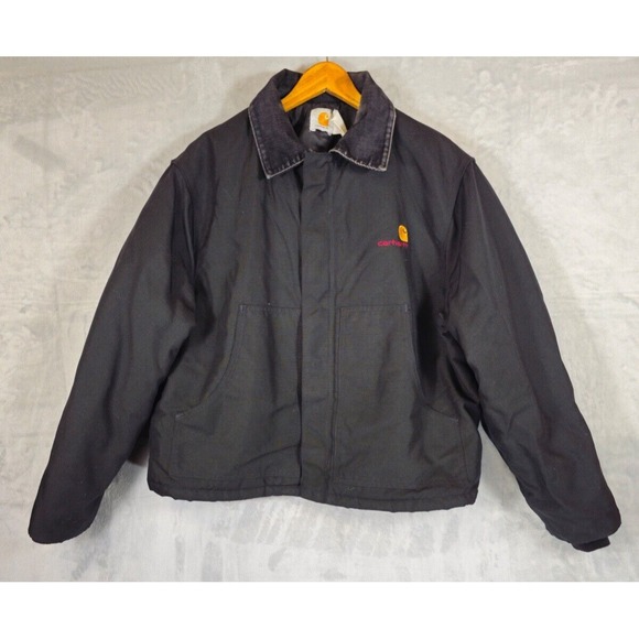 Vtg 90s CARHARTT Extremes Arctic 1000-Denier Cordura Jacket Script Men's XL Duck